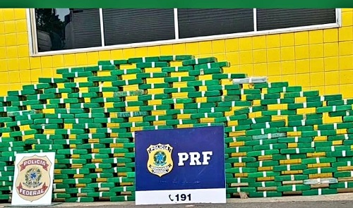 Em Vilhena/RO, PRF e PF apreendem 309 KG de Cocaína