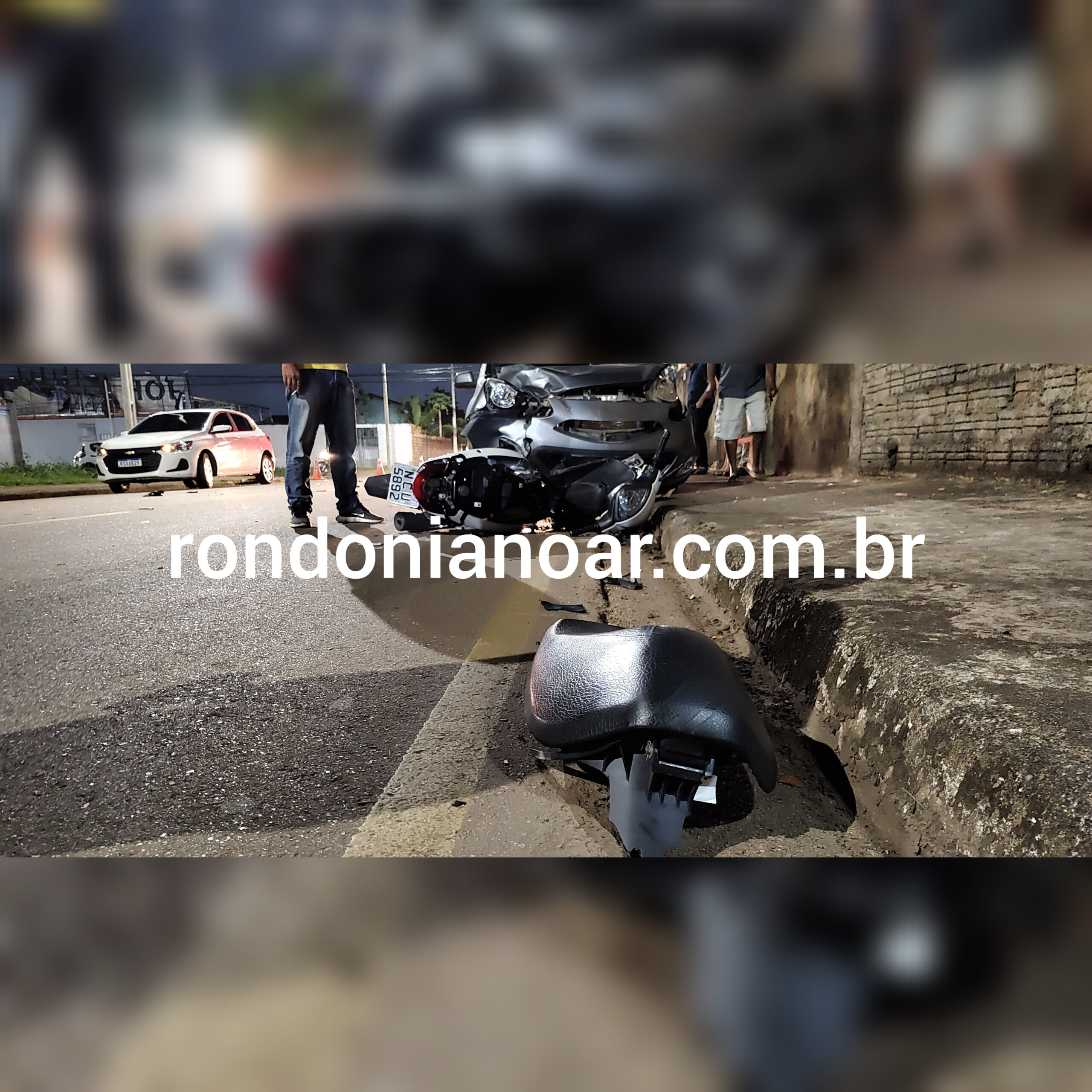 Grave Acidente: Mulher perde um dos pés em colisão.