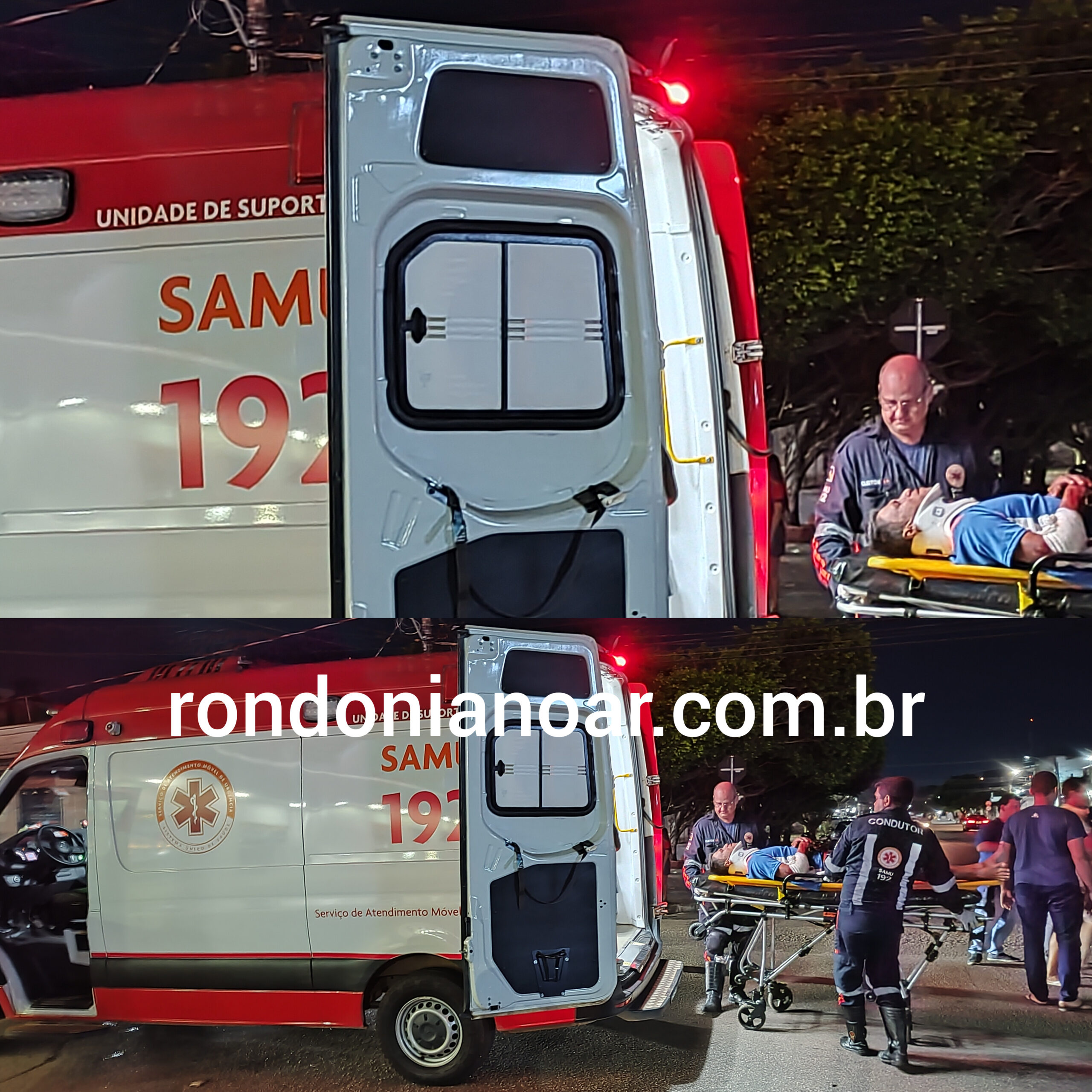 Avançou: Motociclista não para e atinge veículo.