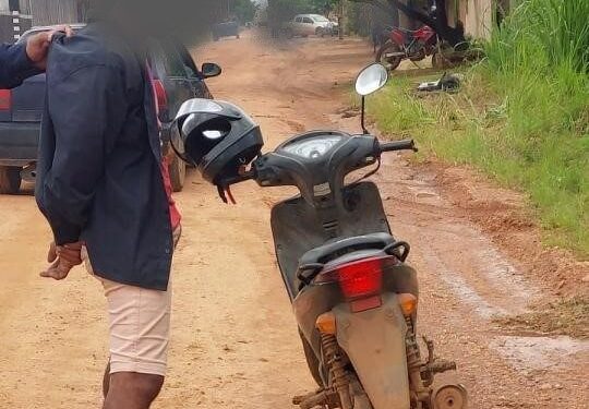 MOTO FURTADA EM ARIQUEMES É APREENDIDA EM ALTO PARAISO E AUTOR DO CRIME FOI PRESO