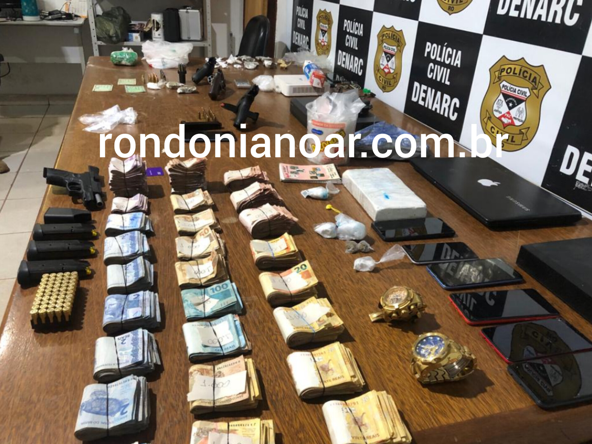 DENARC: Tira de circulação suspeitos de tráfico de droga em Porto Velho.