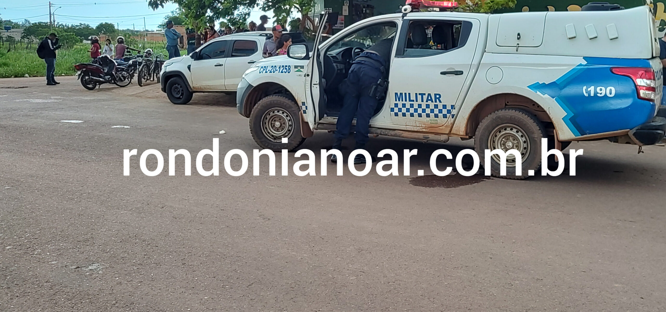 Tiros: Casal é baleado na área central de PVH