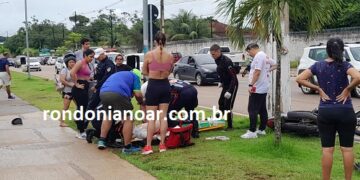 Motociclista morre em grave acidente no espaço alternativo