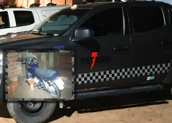 PATAMO DO 4° BPM RECUPERA MOTOCICLETA FURTADA