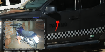 PATAMO DO 4° BPM RECUPERA MOTOCICLETA FURTADA