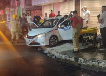 Grave acidente de trânsito no centro de PVH.