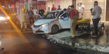 Grave acidente de trânsito no centro de PVH.