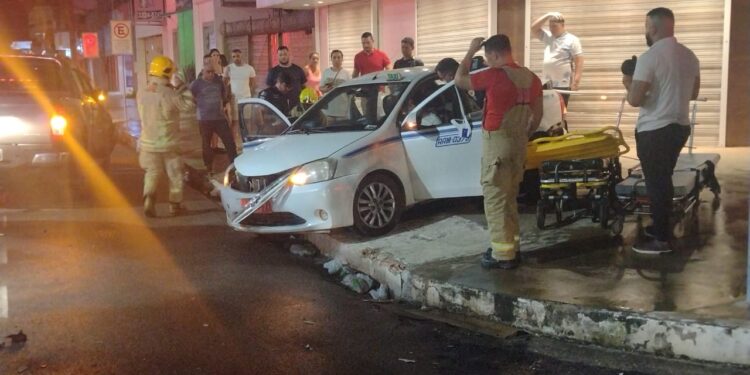 Grave acidente de trânsito no centro de PVH.
