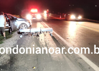 Motorista perde controle de veículo na BR-319