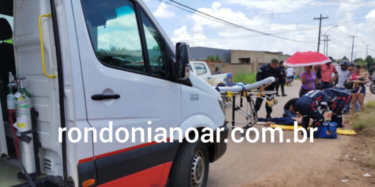 Homem tem pescoço cortado por amigo.