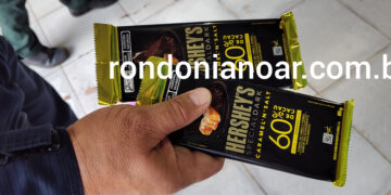 Homem é preso suspeito de roubar barra de chocolate em supermercado da capital de PVH.