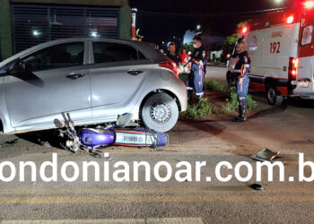 Acidente: cruzamento perigoso na zona leste.