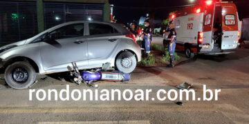 Acidente: cruzamento perigoso na zona leste.