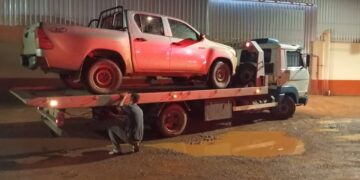 POLÍCIA MILITAR RECUPERA CAMINHONETE ADULTERADA