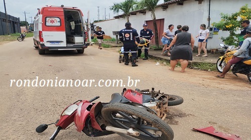GRAVE: Mulher fica em estado grave após acidente de trânsito