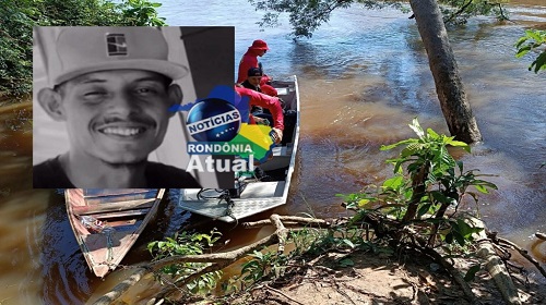 URGENTE: Rapaz de 26 anos pula de galhada e desparece no rio Urupá em Ji-Paraná