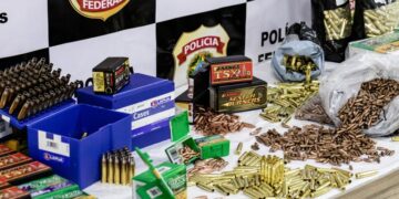 PF e agências de segurança dos EUA combatem tráfico internacional de munições