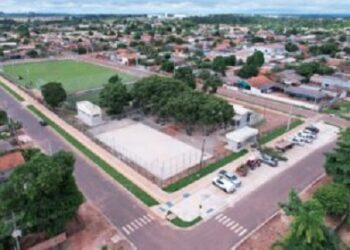 Obras do Complexo Esportivo do Brejão estão em fase de conclusão, em Pimenta Bueno