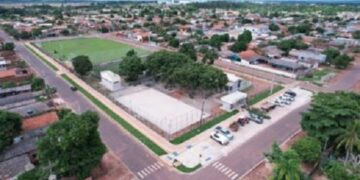 Obras do Complexo Esportivo do Brejão estão em fase de conclusão, em Pimenta Bueno