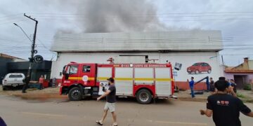 INCÊNDIO:  Oficina mecânica