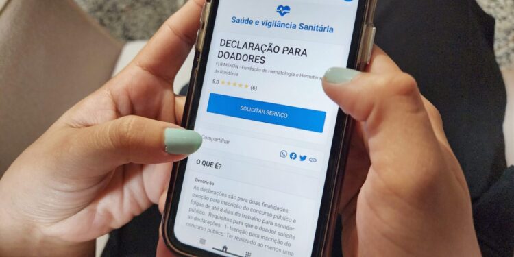 Serviços de Declaração de Doadores e Resultado de Exames para Doador de Sangue são integrados ao Portal do Cidadão