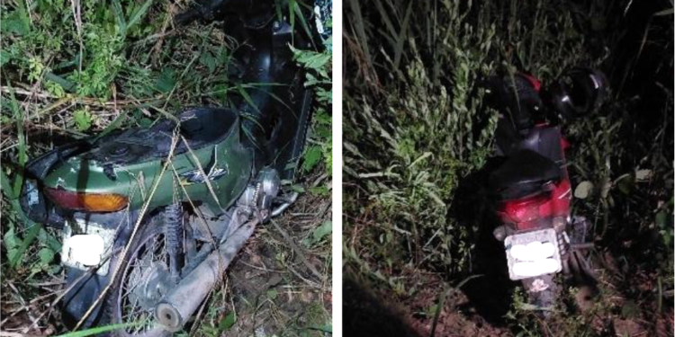 POLÍCIA MILITAR RECUPERA MOTOS ROUBADAS EM RESIDÊNCIA