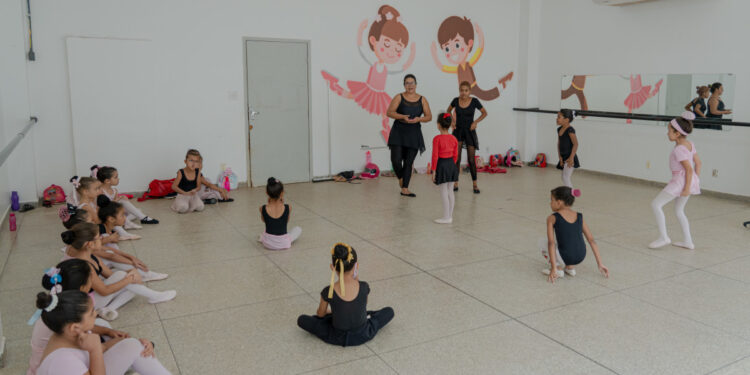 Sala de ballet é reformada com apoio do Tribunal de Justiça de Rondônia.