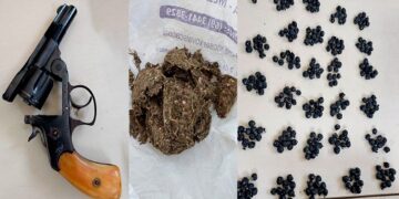 POLÍCIA MILITAR APREENDE DROGAS E ARMA DE FOGO