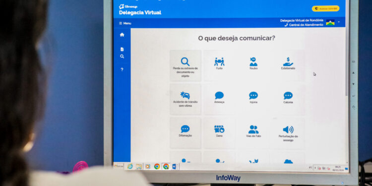 População rondoniense pode registrar ocorrências de menor complexidade de forma prática na Delegacia Virtual
