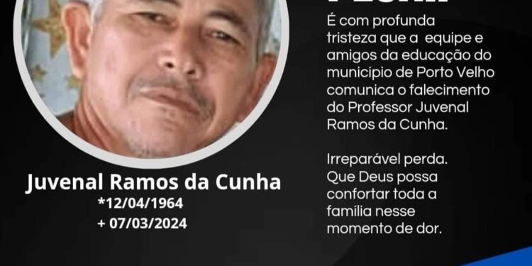 Nota de Pesar: Servidor da SEMED