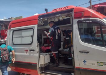 Fatalidade: ônibus atropela homem no centro de PVH