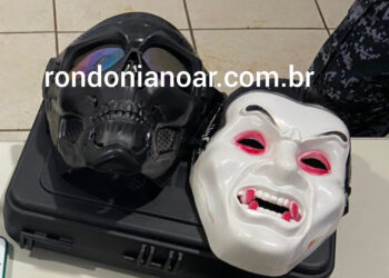 Máscara: PM prende suspeito com armas e munições