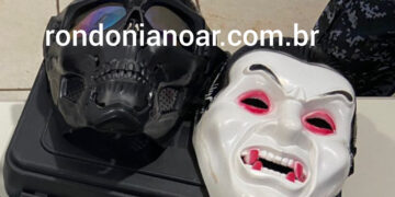 Máscara: PM prende suspeito com armas e munições