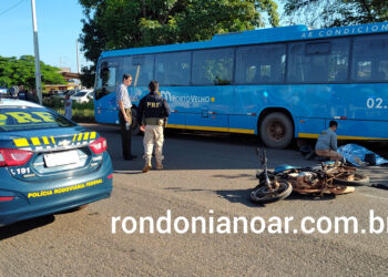 Urgente: Mulher morre ao ser atropelada por ônibus