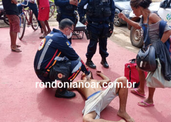 Homem é agredido a paulada na zona leste de PVH