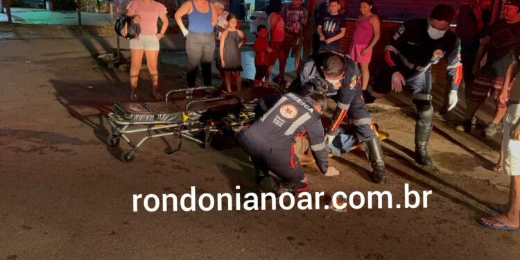 Homem é atropelado por caminhão