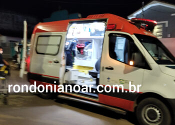 Urgente: homem é esfaqueado após brigar com mulher
