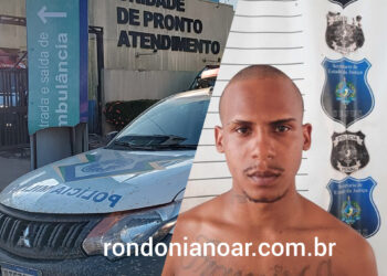 Troca de tiros entre a PM e suspeitos de assalto deixa um morto e outro baleado.
