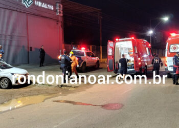 Mulher é socorrida após grave Acidente de trânsito