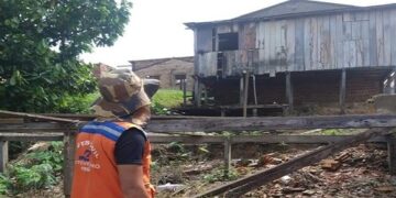 RIO MADEIRA: Nível das águas continua subindo e Defesa Civil Municipal segue fazendo monitoramento das áreas de risco