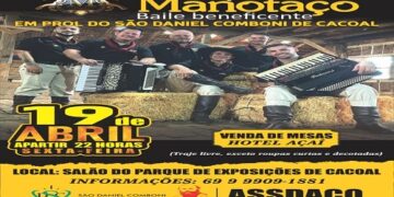 Grupo Manotaço animará Baile Beneficente em prol do São Daniel Comboni em Cacoal