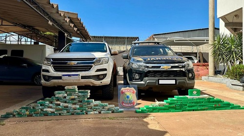 PF apreende mais de 130kg de cocaína