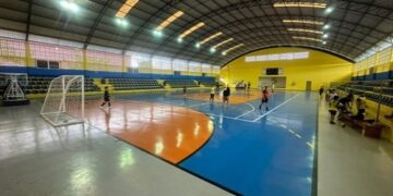 Ginásio Eduardo Lima e Silva recebe obras de reforma e modernização