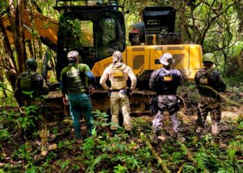 AÇÃO PF  PF, em ação conjunta, atua contra extração ilegal de ouro em Pontes e Lacerda/MT