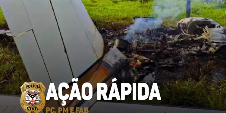 POLÍCIA CIVIL DE RONDÔNIA EM AÇÃO CONJUNTA PRENDE PILOTO DE AVIÃO SUSPEITO DE TRÁFICO APÓS INTERCEPTAÇÃO DA FAB
