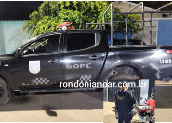 BOPE: Polícia Militar prende homem com moto clonada na zona leste de PVH