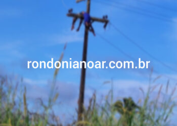 Homem morre eletrocutado em poste de energia na BR-364