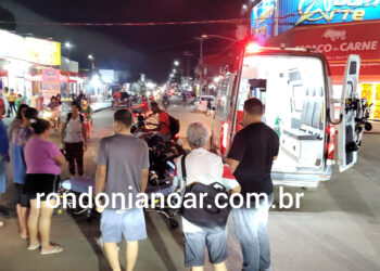 Ciclista é atropelado por motoqueiro que fugiu do local