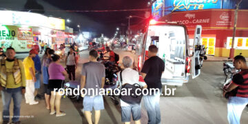 Ciclista é atropelado por motoqueiro que fugiu do local
