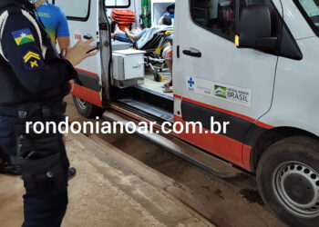 Colisão entre duas motos na zona leste de PVH
